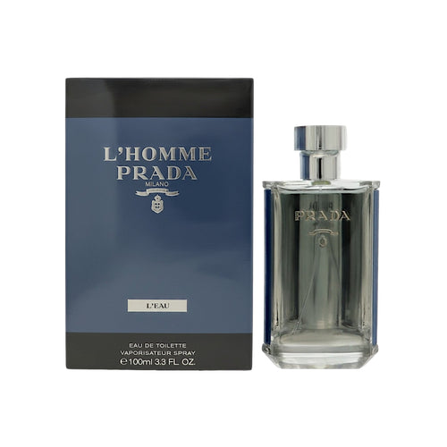 Prada L'homme L'eau Eau De Toilette Spray for Men, 3.3 oz
