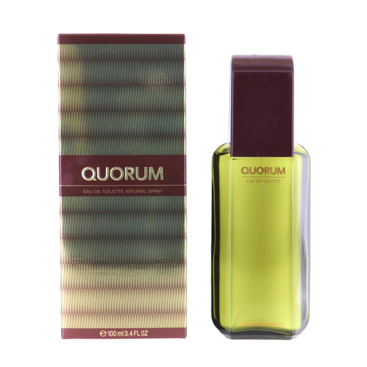 Antonio Puig Quorum Eau De Toilette Spray for Men, 3.4 oz