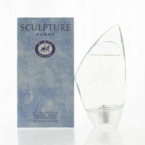 Nikos Sculpture Eau De Toilette Spray for Men, 3.4 oz