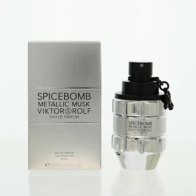 Viktor & Rolf Spicebomb Metallic Musk Eau De Parfum Spray for Men, 1.7 oz
