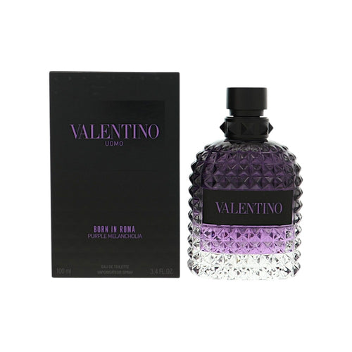 Valentino Born In Roma Purple Melancholia Eau De Toilette Spray for Men, 3.4 oz