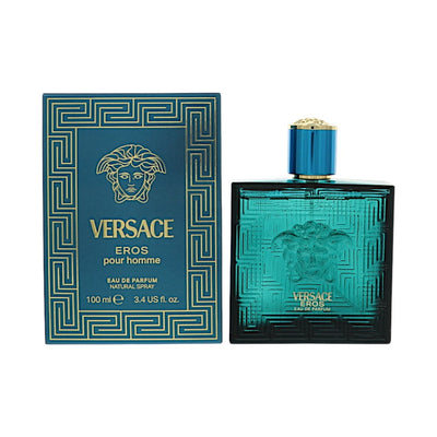 Versace Eros Eau De Parfum Spray for Men, 3.4 oz
