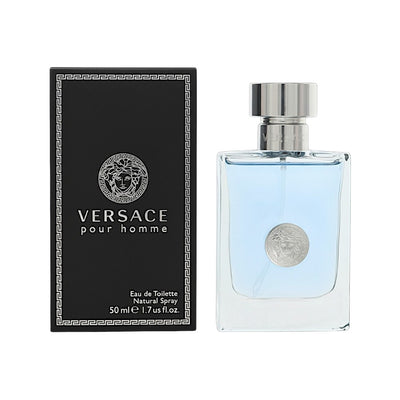 Versace Pour Homme Eau De Toilette Spray for Men, 1.7 oz