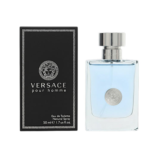 Versace Pour Homme Eau De Toilette Spray for Men, 1.7 oz