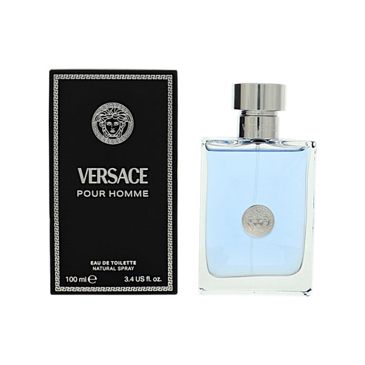 Versace Pour Homme Eau De Toilette Spray for Men, 3.4 oz