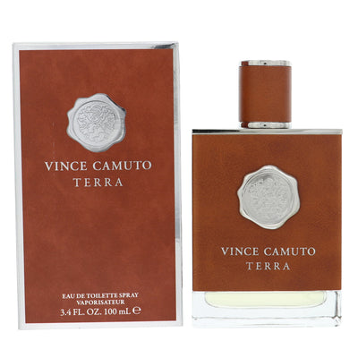 Vince Camuto Terra Eau De Toilette Spray for Men, 3.4 oz