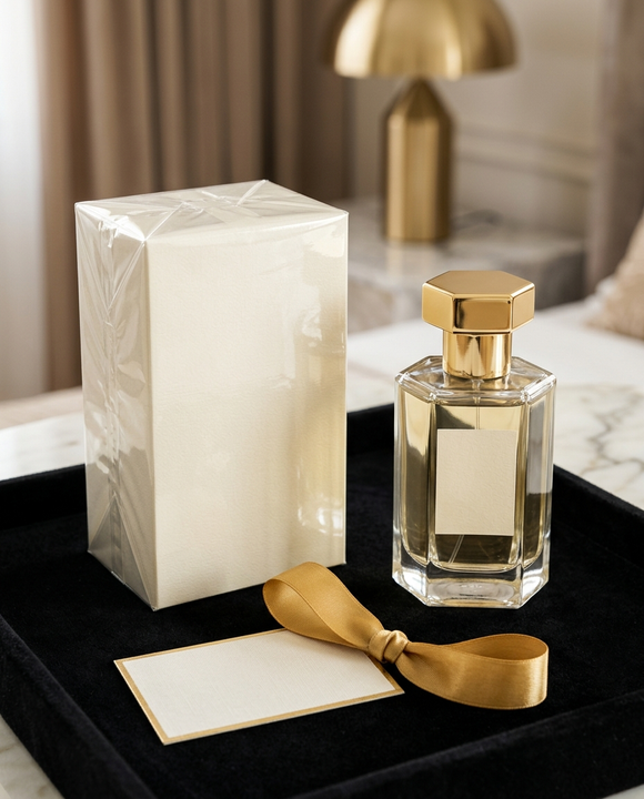 Sealed authentic fragrance with authenticity card
