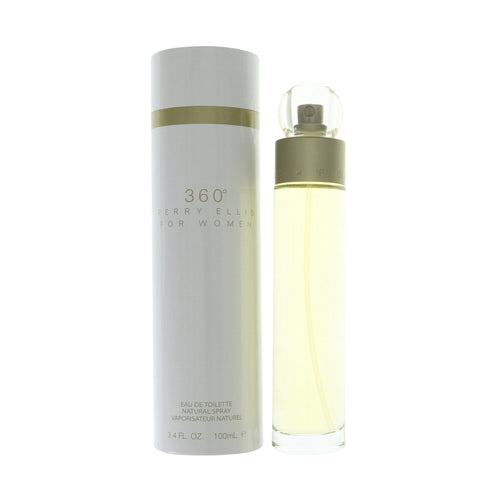 Perry Ellis 360° Eau De Toilette Spray for Women, 3.4 oz