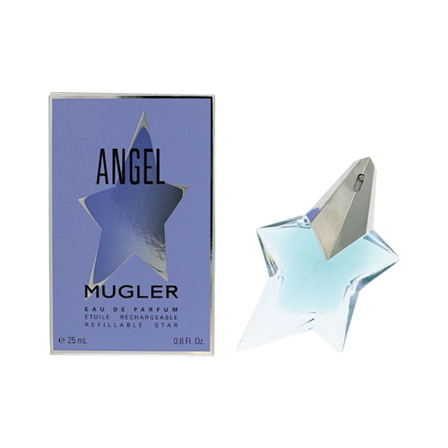 Thierry Mugler Angel Eau De Parfum Spray Refillable for Women, 0.8 oz