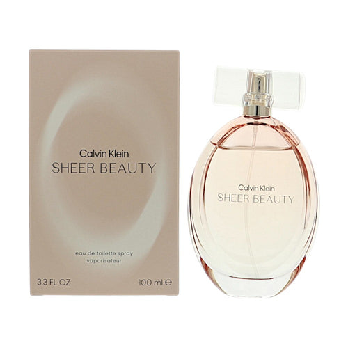 Calvin Klein Sheer Beauty Eau De Toilette Spray for Women, 3.3 oz