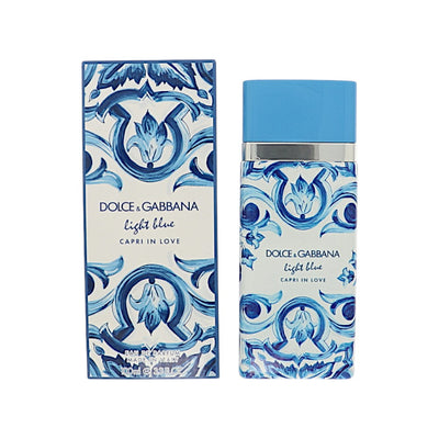Dolce & Gabbana D&G Light Blue Capri In Love Eau De Parfum Spray for Women, 3.3 oz