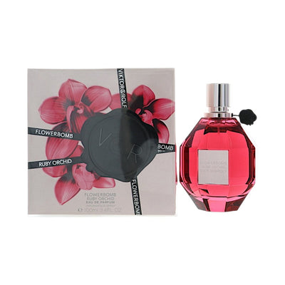 Viktor & Rolf Flowerbomb Ruby Orchid Eau De Parfum Spray for Women, 3.4 oz