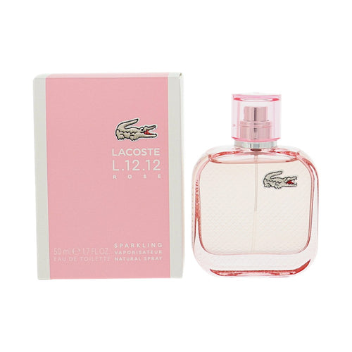 Lacoste L.12.12 Rose Eau De Toilette Spray for Women, 1.7 oz