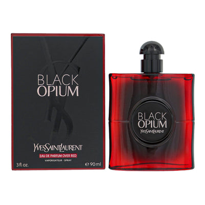 Yves Saint Laurent Black Opium Over Red Eau De Parfum Spray for Women, 3 oz