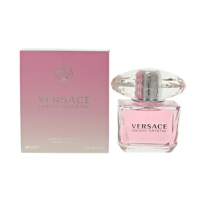 Versace Bright Crystal Eau De Toilette Spray for Women, 3 oz