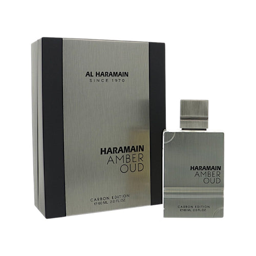 Al Haramain Amber Oud Carbon Edition Eau De Parfum Spray for Men, 2 oz