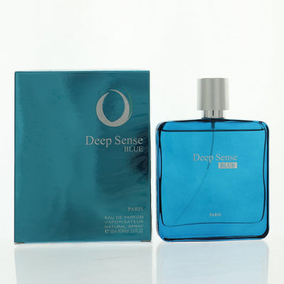 Prime Collections Deep Sense Blue Eau De Parfum Spray for Men, 3.3 oz