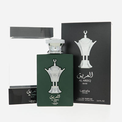 Lattafa Al Areeq Silver Eau De Parfum Spray for Men, 3.4 oz