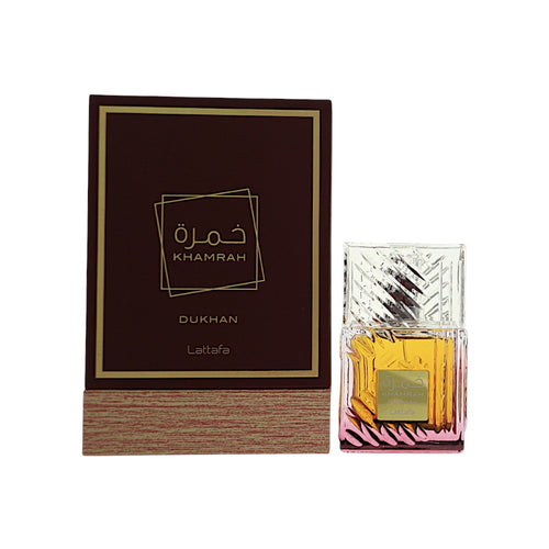 Lattafa Khamrah Dukhan Eau De Parfum Spray for Men, 3.4 oz