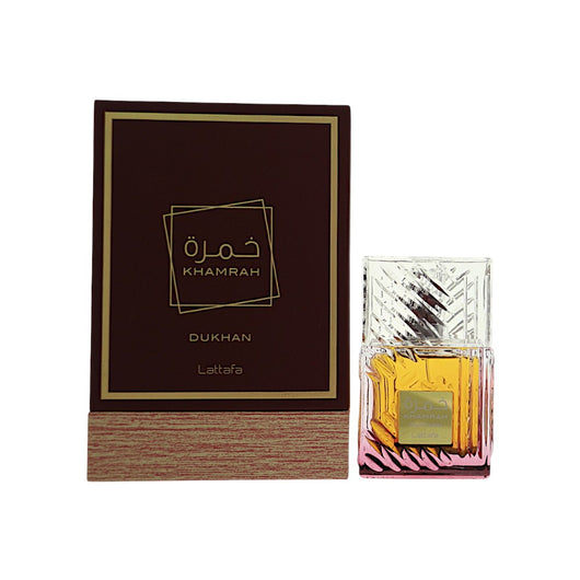 Lattafa Khamrah Dukhan Eau De Parfum Spray for Men, 3.4 oz
