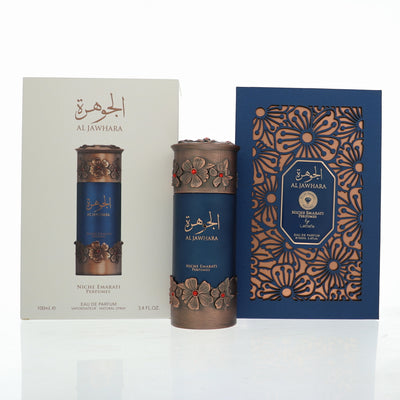 Lattafa Niche Emarati Al Jawhara Eau De Parfum Spray for Men, 3.4 oz