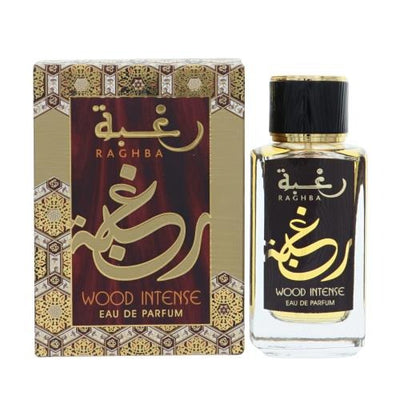 Lattafa Raghba Wood Intense Eau De Parfum Spray for Men, 3.4 oz