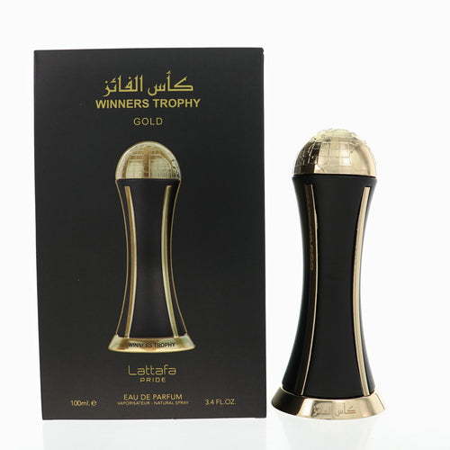 Lattafa Winners Trophy Gold Eau De Parfum Spray for Men, 3.4 oz