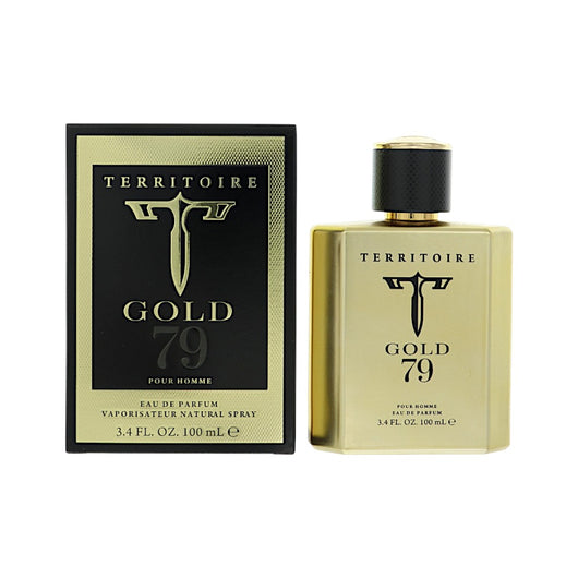 YZY Perfume Territoire Gold 79 Eau De Parfum Spray for Men, 3.4 oz